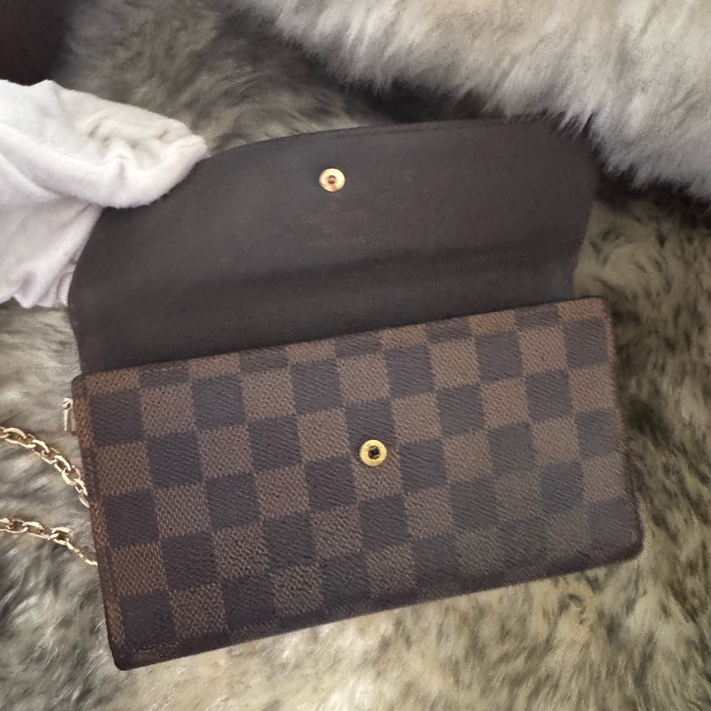 Louis Vuitton international damier wallet Preloved converted Crossbody - Picture 7 of 16